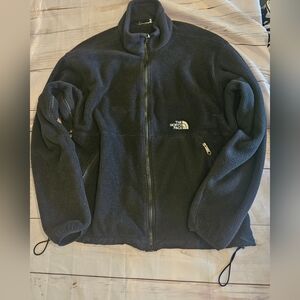 The North Face Fleece Zip-Up Jacket, Black,  XL